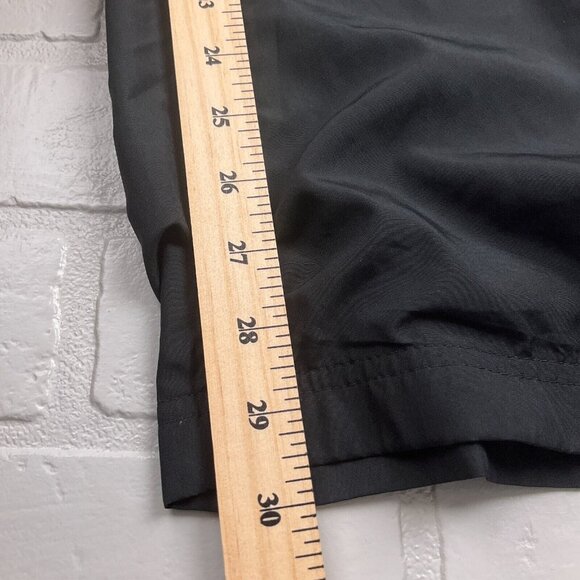 Adidas Pants Men XL Black White 3 Stripe Clima 365 WIndbreaker Mesh Lined‎ VTG - Picture 8 of 11